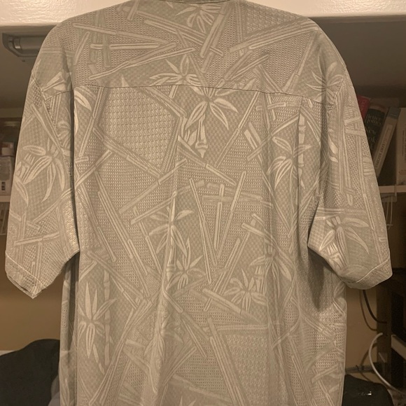 Jamaica Jaxx Beige Bamboo Pattern Shirt - Picture 4 of 4